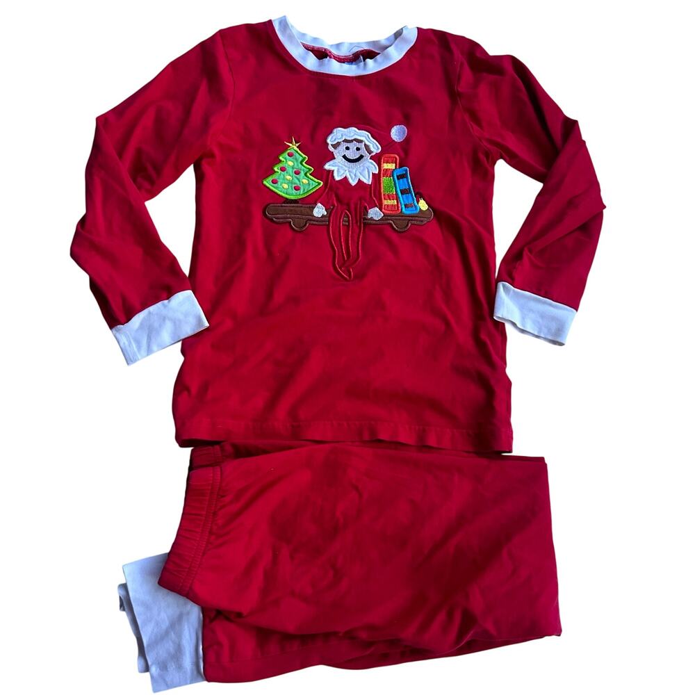 Sweet La Rose Christmas Pajamas Set - Elf on the Shelf size 7